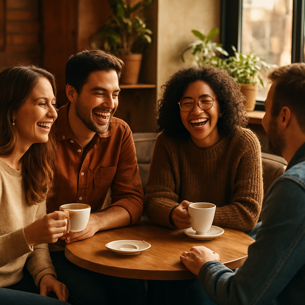 Quality moments at Relax Cafe - people enjoying coffee